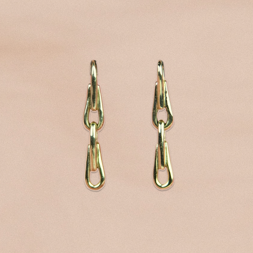 Barleycorn Chain Earrings