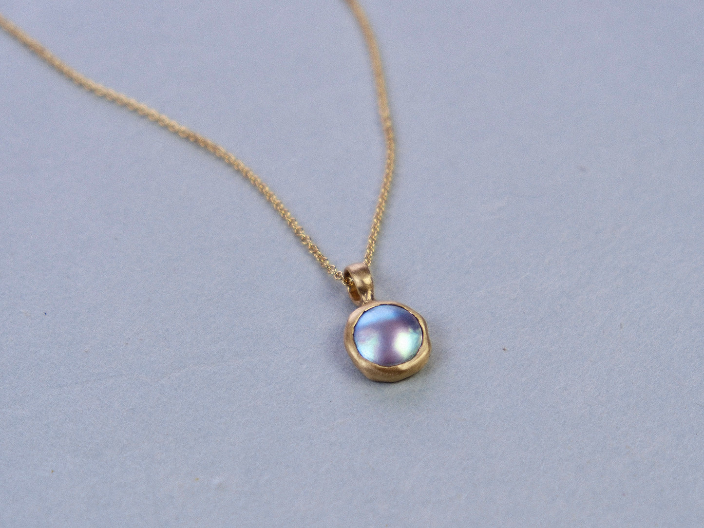 Ocean Amulet Pendant with Mabe Pearl