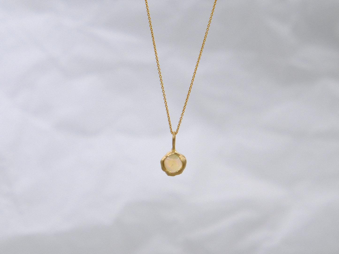 Terra Pendant with White Opal