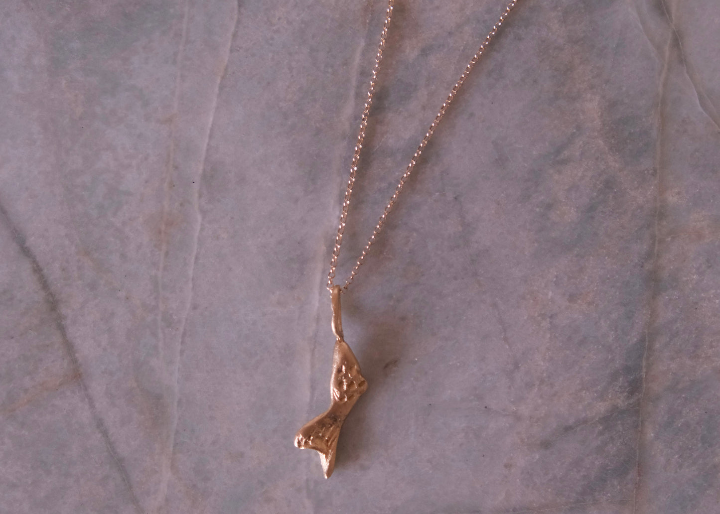 Gold Fish Pendant (Vertical)
