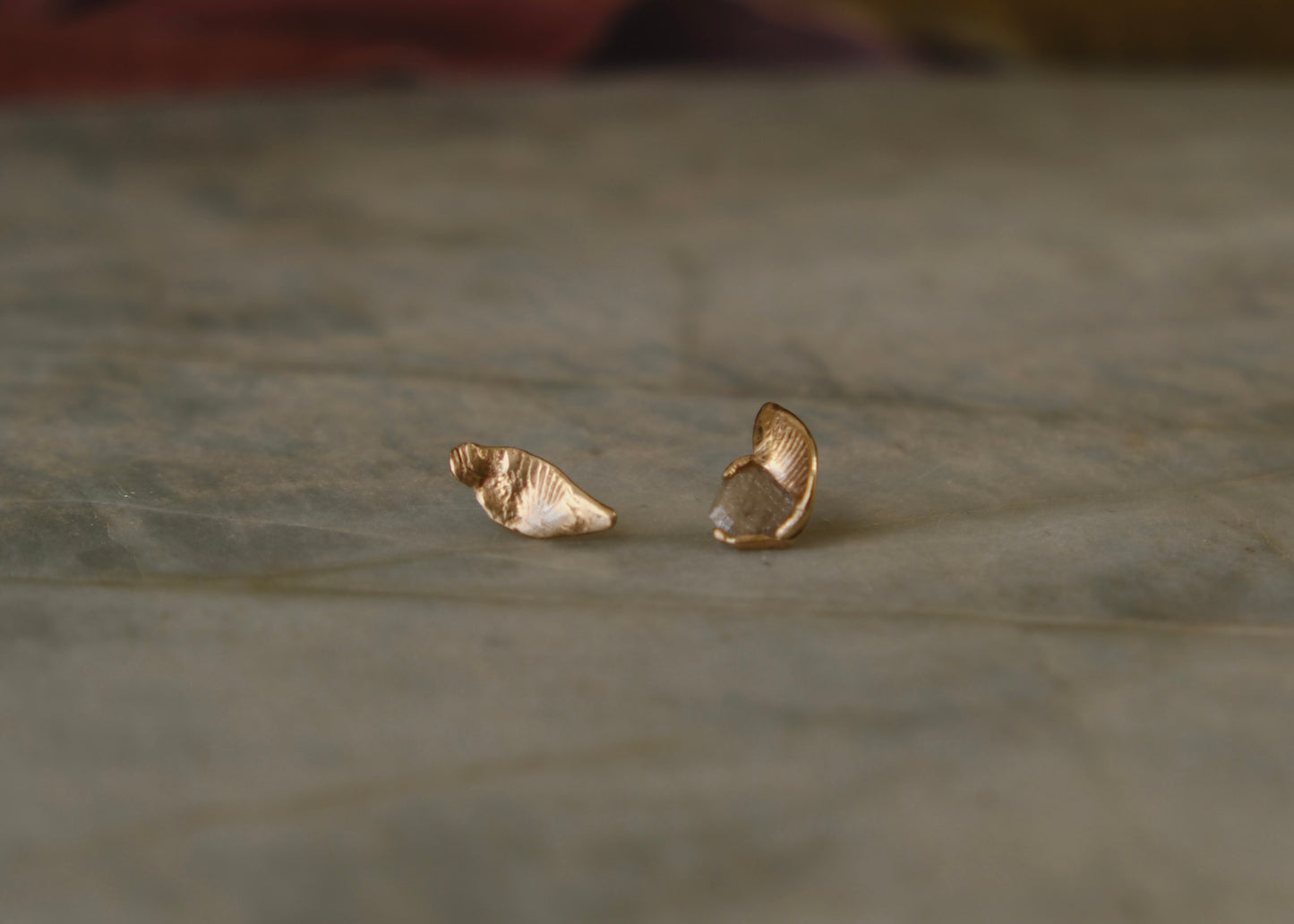 Gold Fragment Earrings Set