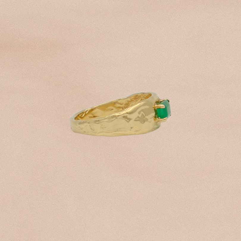 Calypso Ring with Emerald