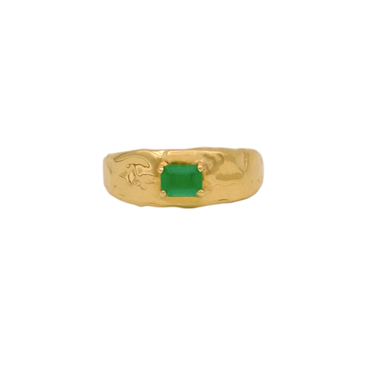Calypso Ring with Emerald