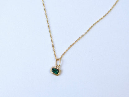 Cora Pendant with Emerald