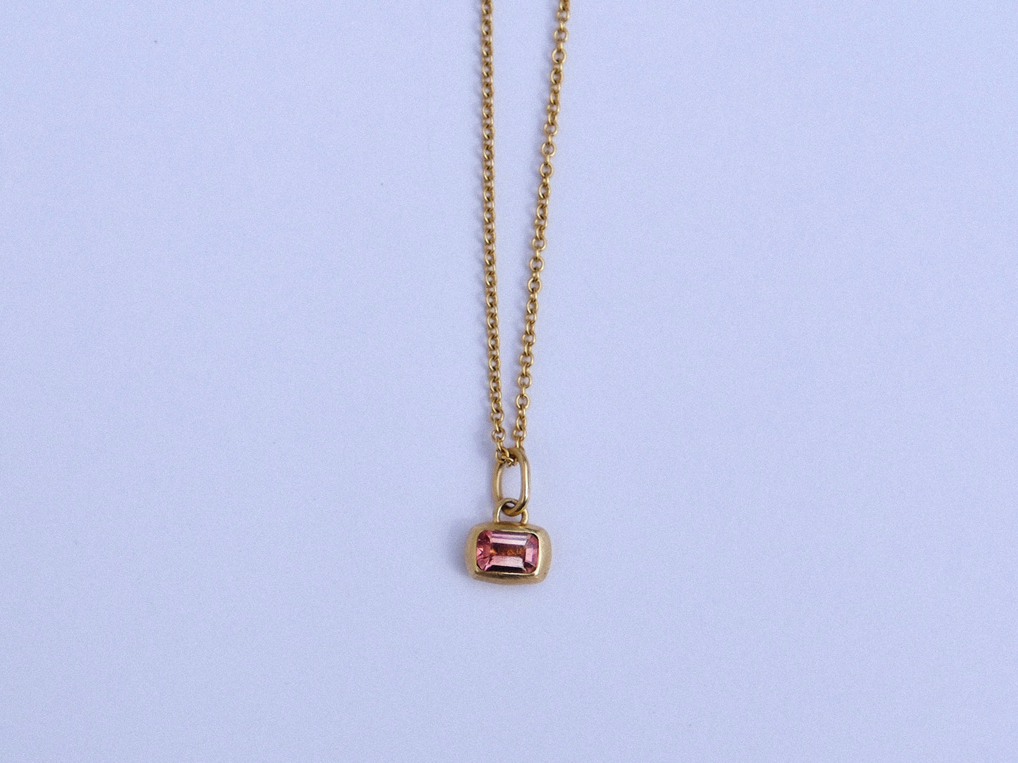 Cora Pendant with Pink Tourmaline