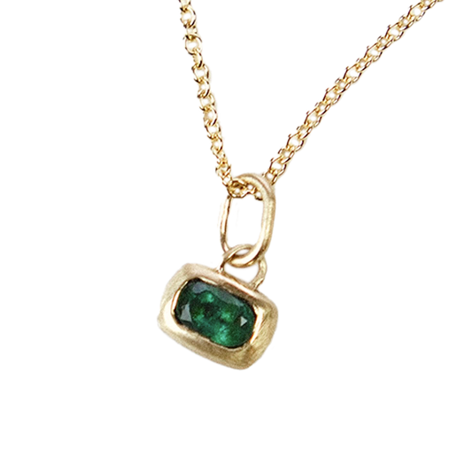 Cora Pendant with Emerald