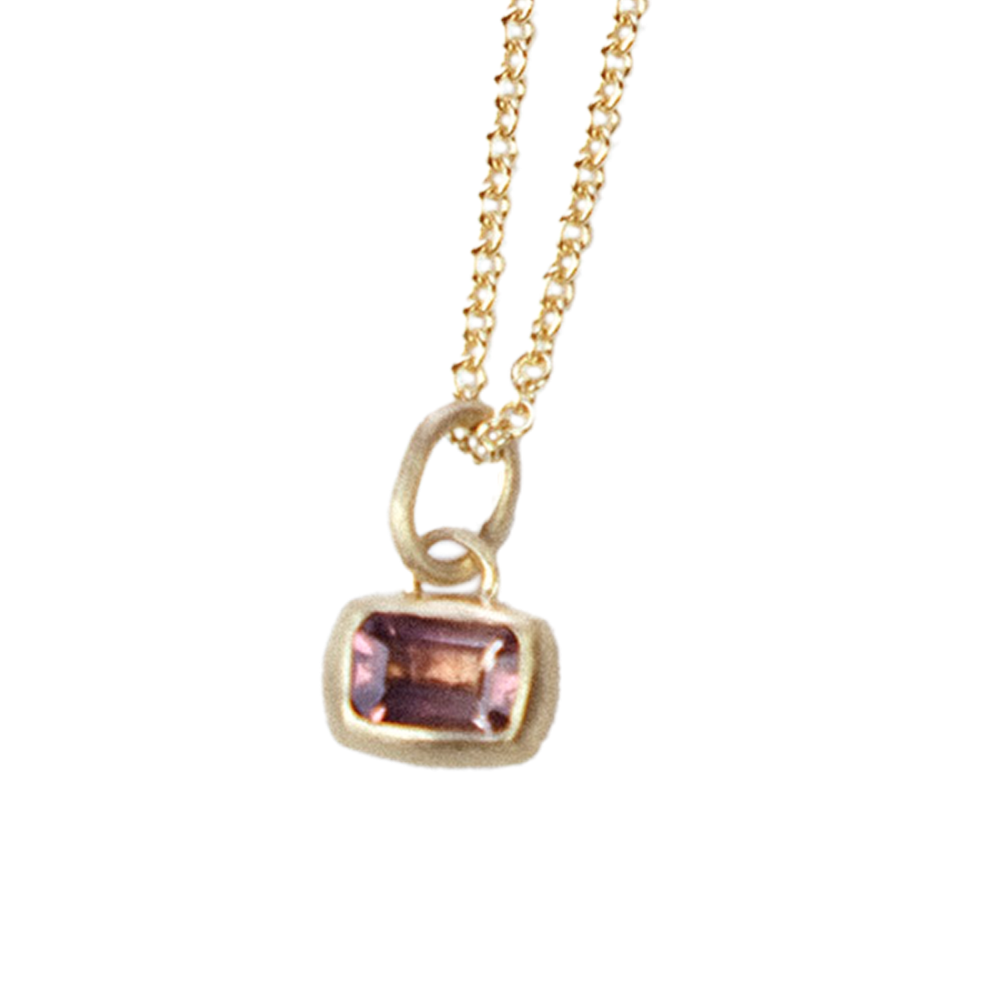 Cora Pendant with Pink Tourmaline