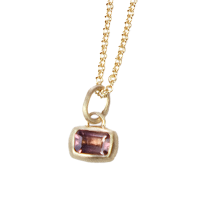 Cora Pendant with Pink Tourmaline