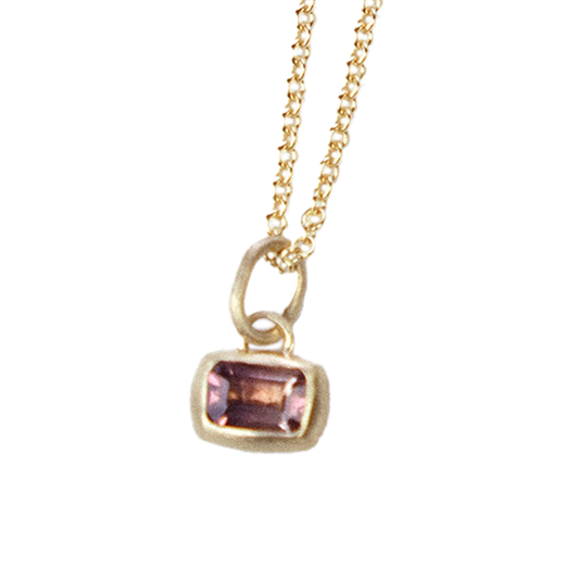 Cora Pendant with Pink Tourmaline
