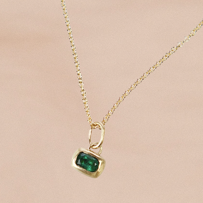Cora Pendant with Emerald