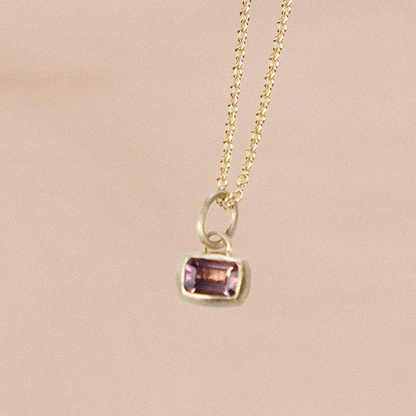 Cora Pendant with Pink Tourmaline
