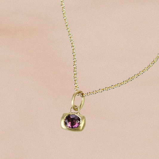 Cora Pendant with Purple Spinel