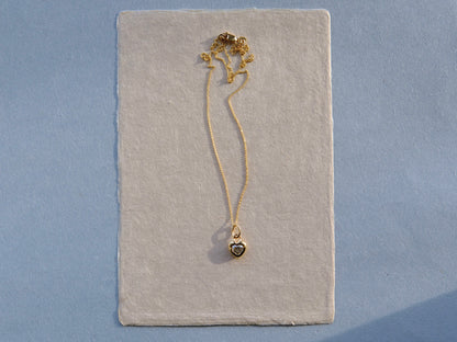 Sweetheart Pendant with Vintage Heart Diamond