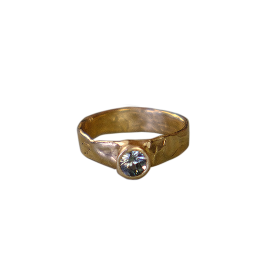 Prima Ring with Green Sapphire