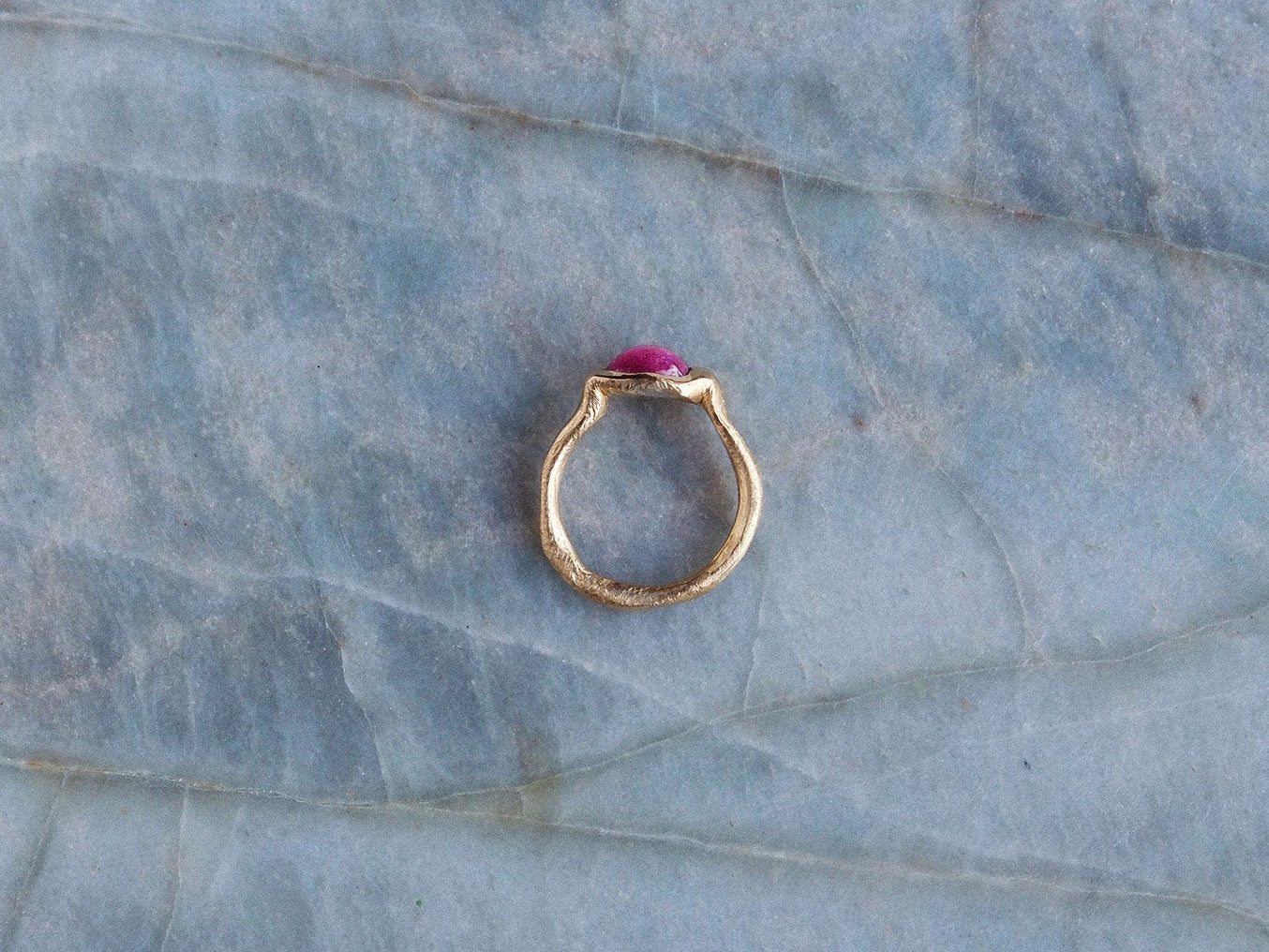 Star Ruby Ring in 18kt Gold