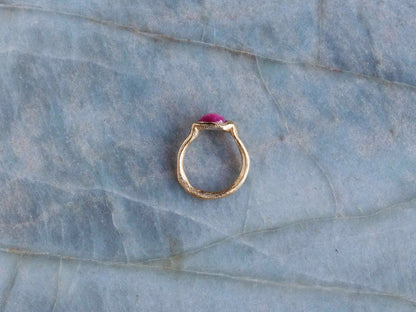 Star Ruby Ring in 18kt Gold