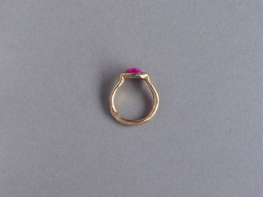 Star Ruby Ring in 18kt Gold