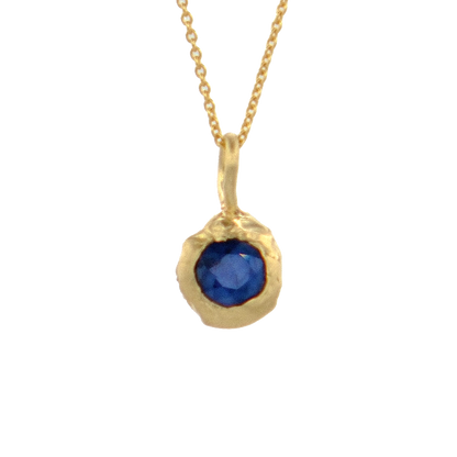 Terra Pendant with Blue Sapphire