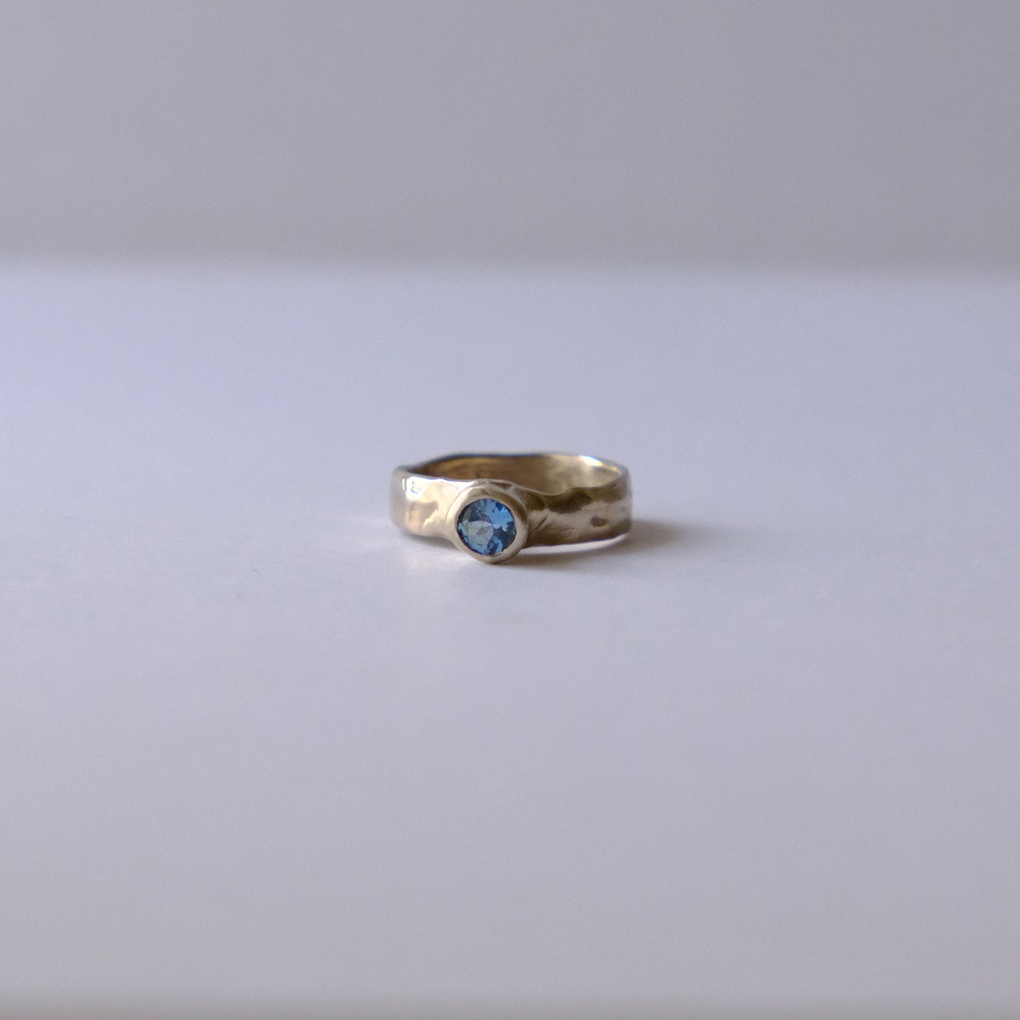 PRIMA Ring in White Gold with Aquamarine